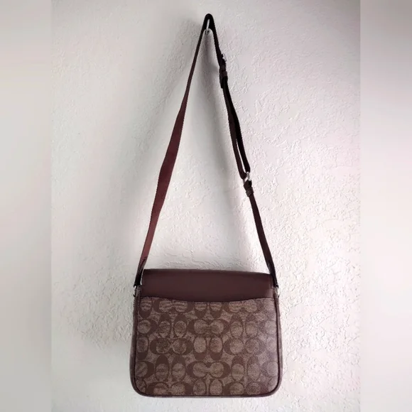 COACH Signature Pace Bag CR131 Khaki NOT FOR SALE - Picture 12 of 17